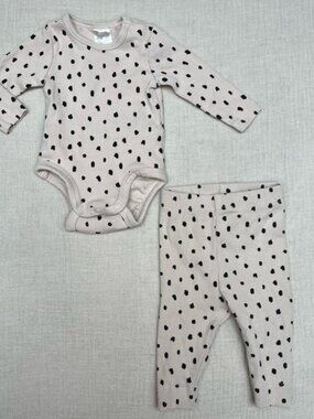 H&M spotted bodysuit and pant set